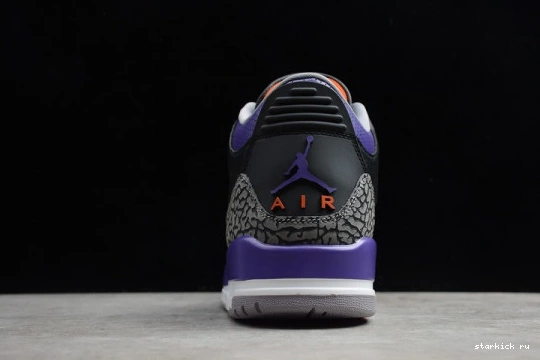 Retro Jordan CT8532-050 Purple 3 CT8532-050 Court Black Air 0912